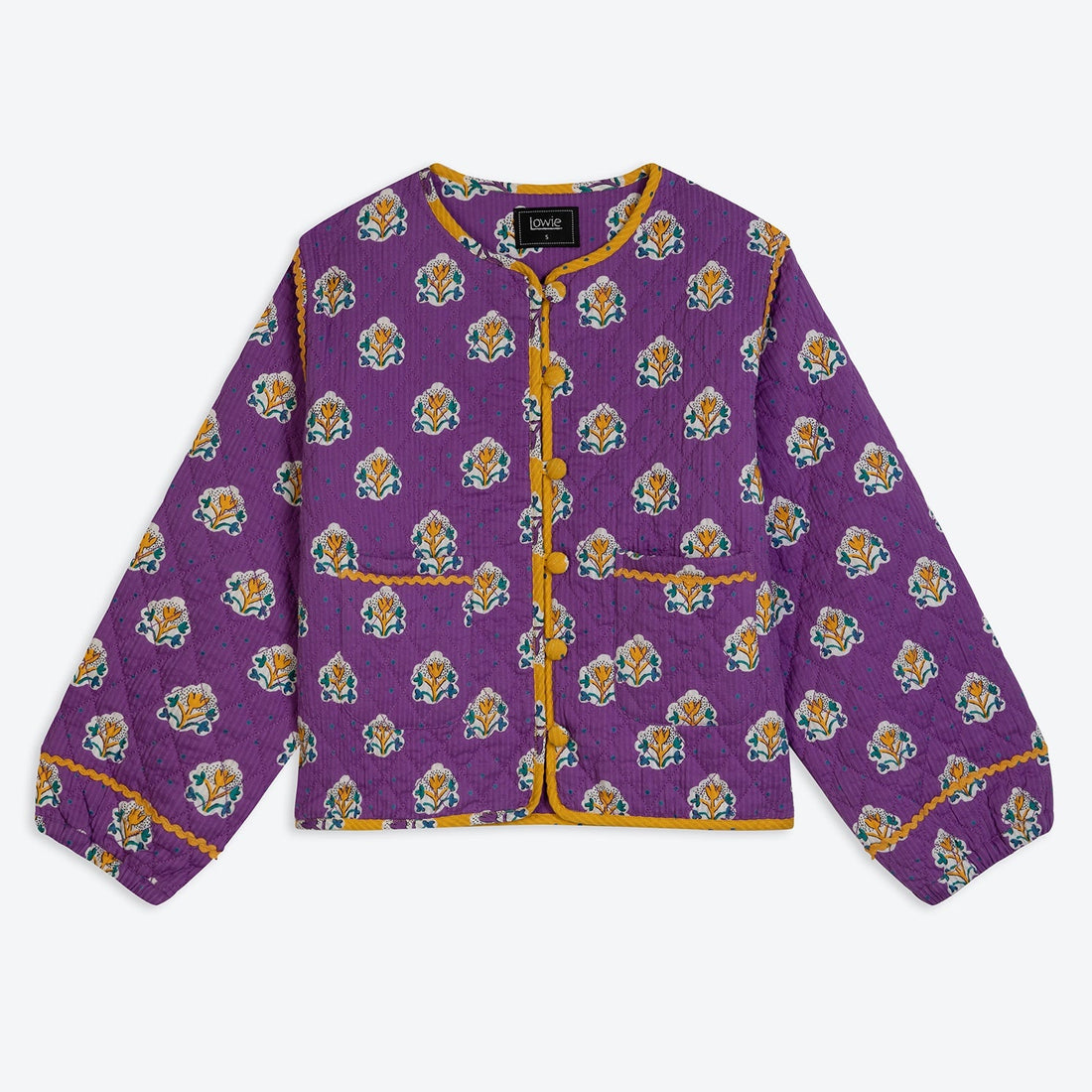 Lowie Les Indiennes Lavender Quilted Jacket