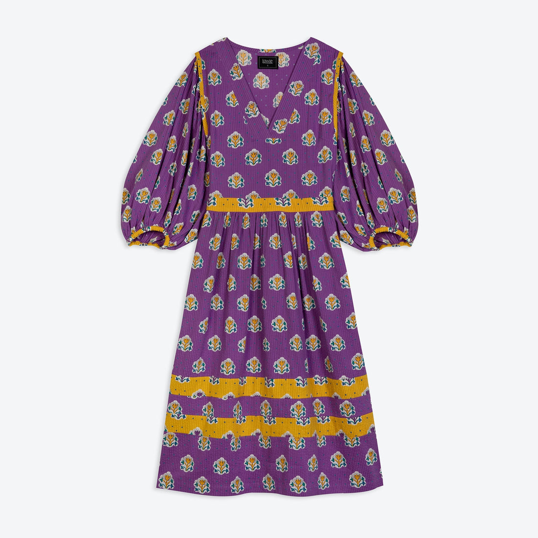 Lowie Les Indiennes Balloon Sleeve Dress
