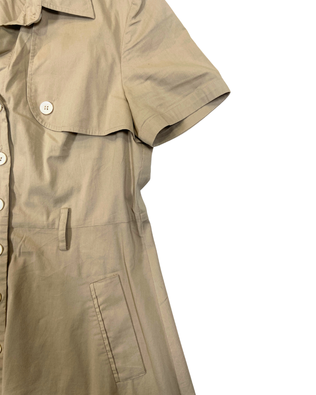 Steffen Schraut Beige Button Up Dress