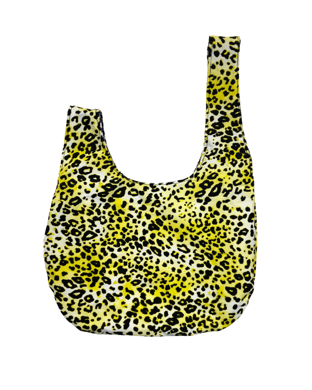 Sew Last Summer Yellow Leopard Bag