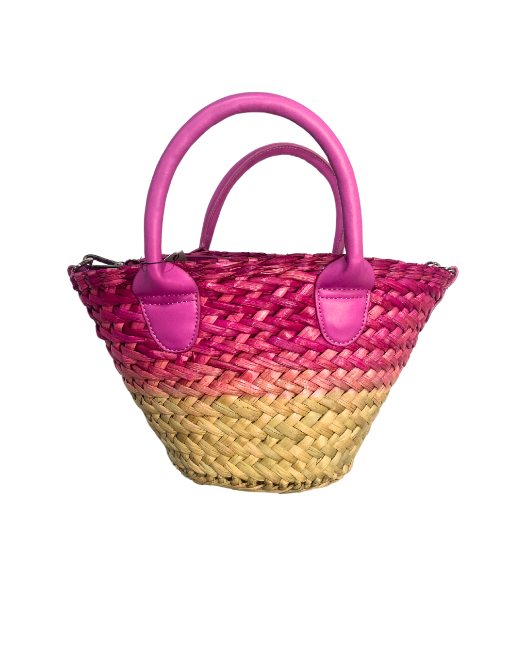 Next Pink Ombre Basket Bag with Detachable Strap