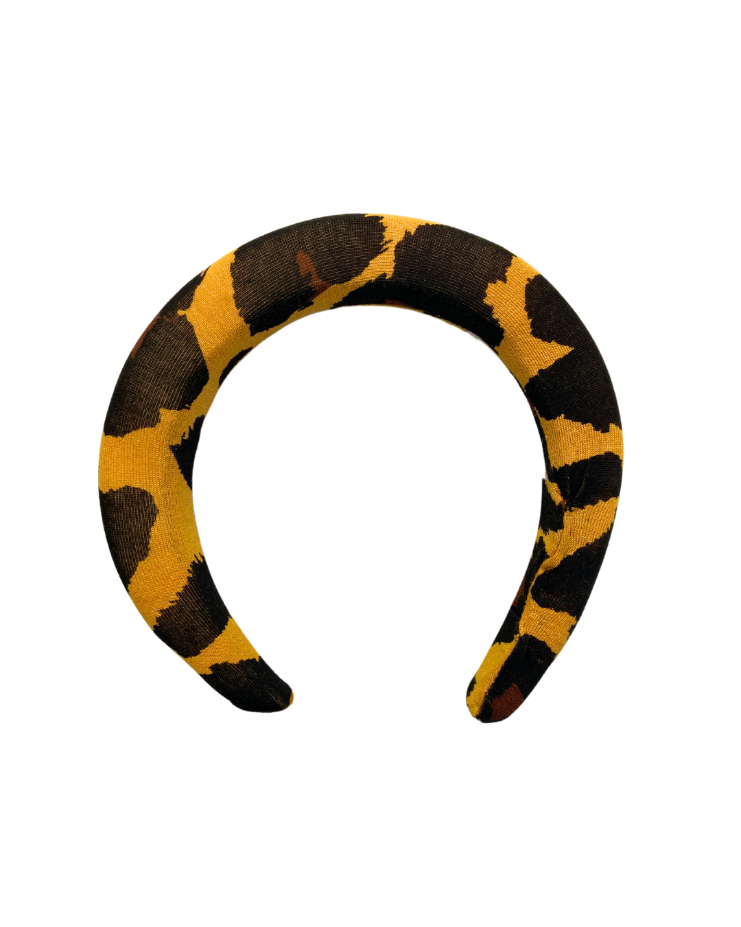 Sew Last Summer Yellow Leopard Headband