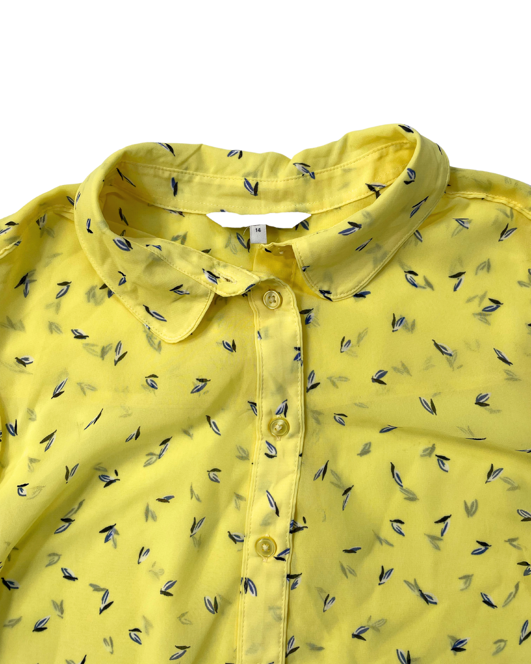 Next Yellow Floral Blouse