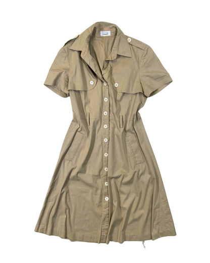 Steffen Schraut Beige Button Up Dress