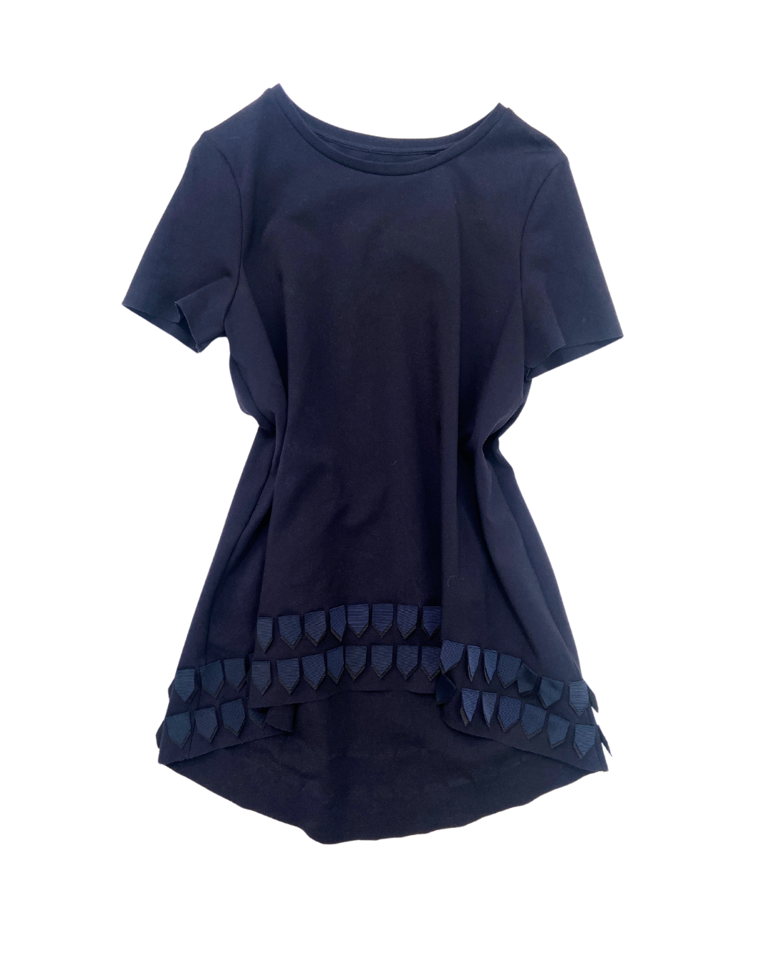 COS Navy Ruffle Dress