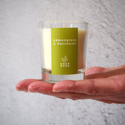 Lemongrass &amp; Patchouli boxed votive candle