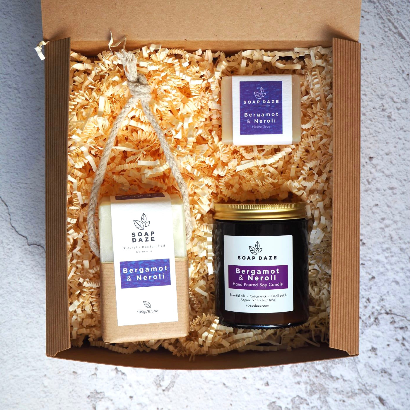 Gift Set - Candle &amp; Soaps Set - Multiple Options