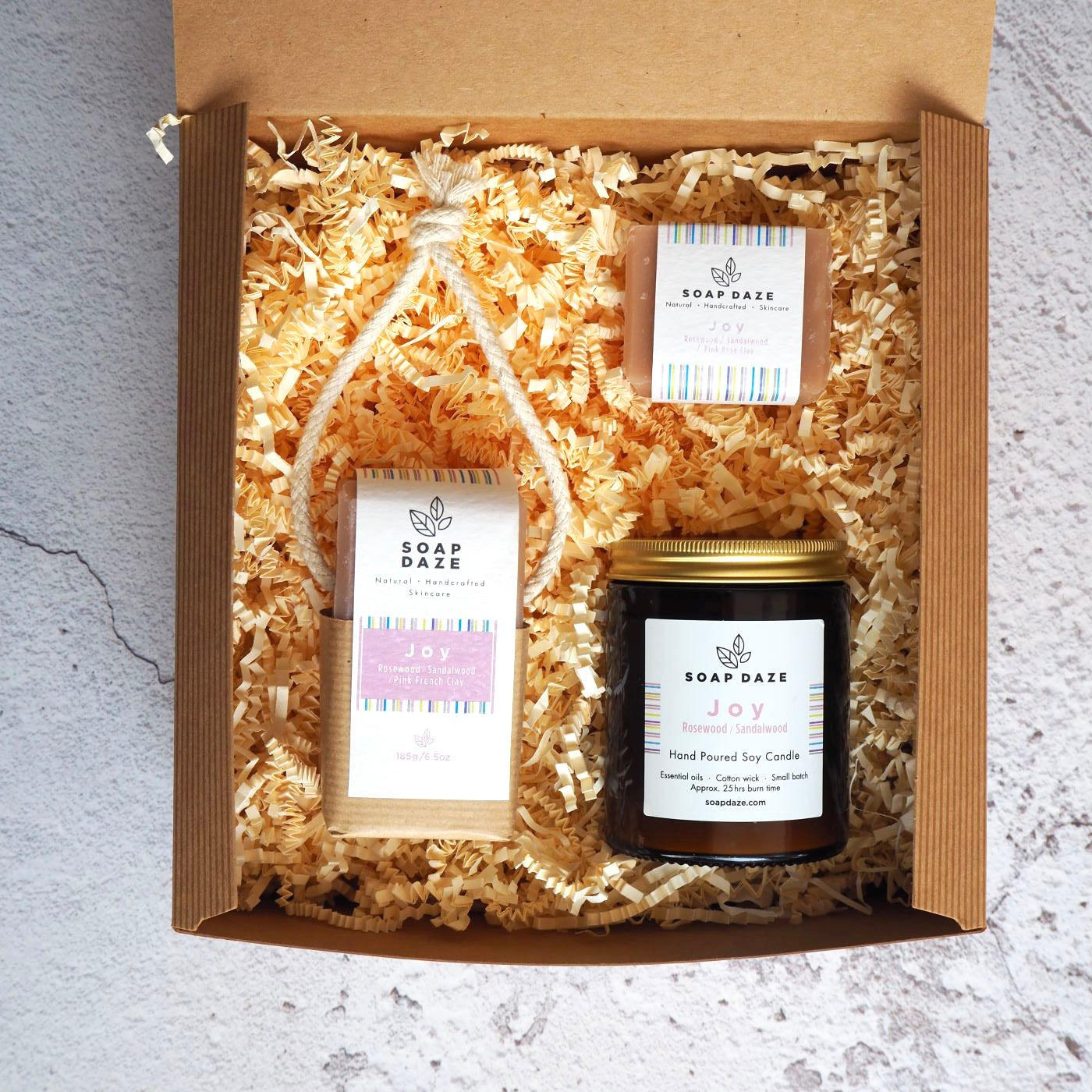 Gift Set - Candle &amp; Soaps Set - Multiple Options