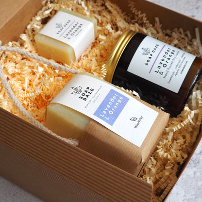 Gift Set - Candle &amp; Soaps Set - Multiple Options