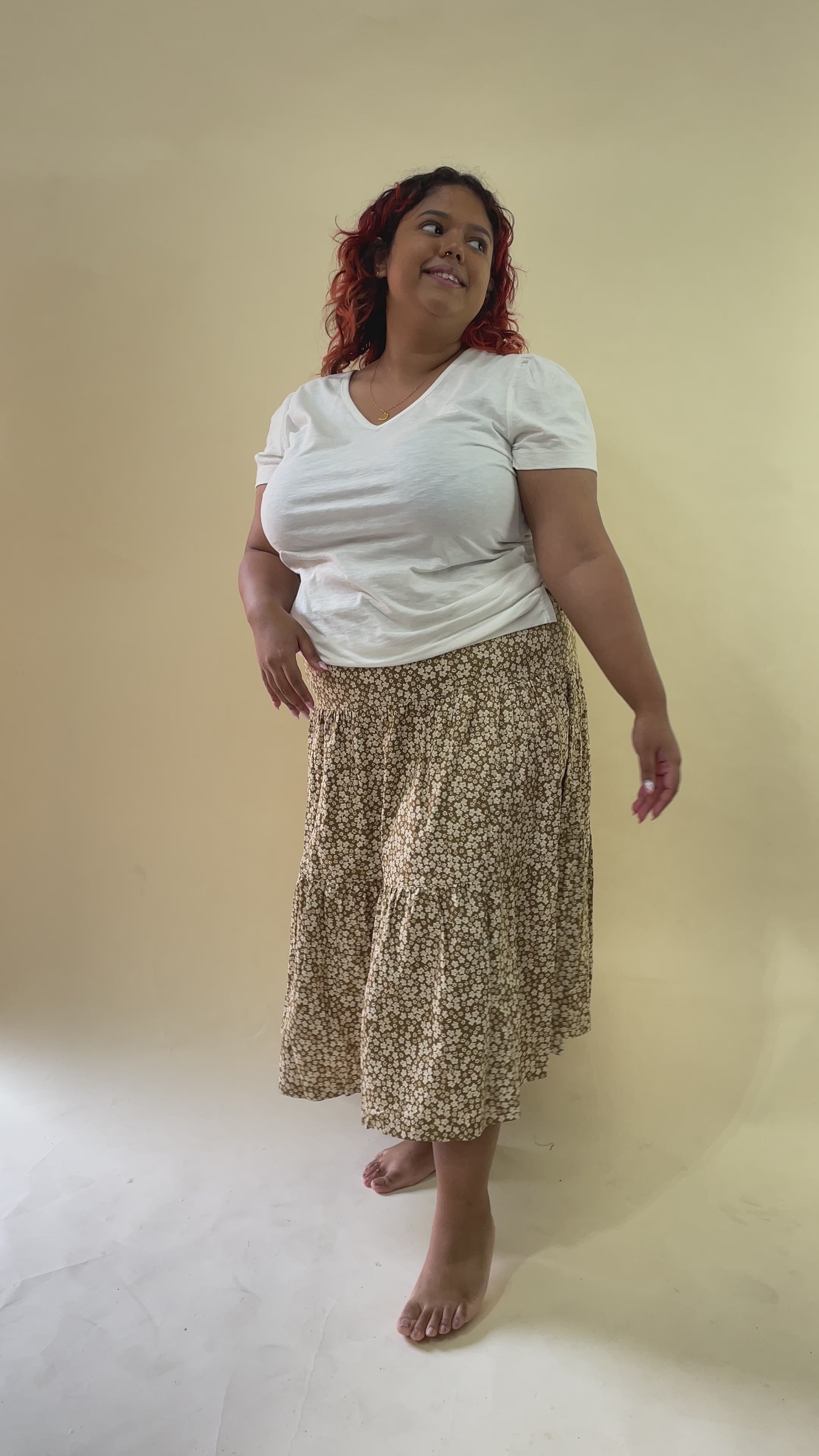 Mara Skirt in Khaki