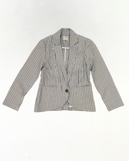 People Tree Striped Cotton Suit