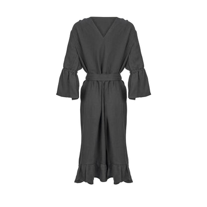 The Adjustable Midi Dress - Black