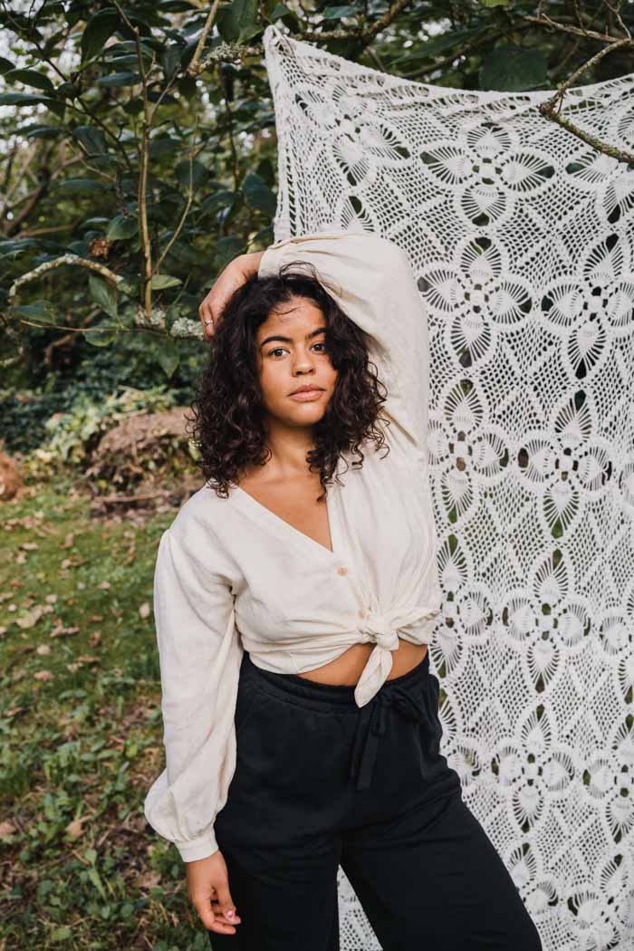 The Puffed Sleeve Blouse - Shell