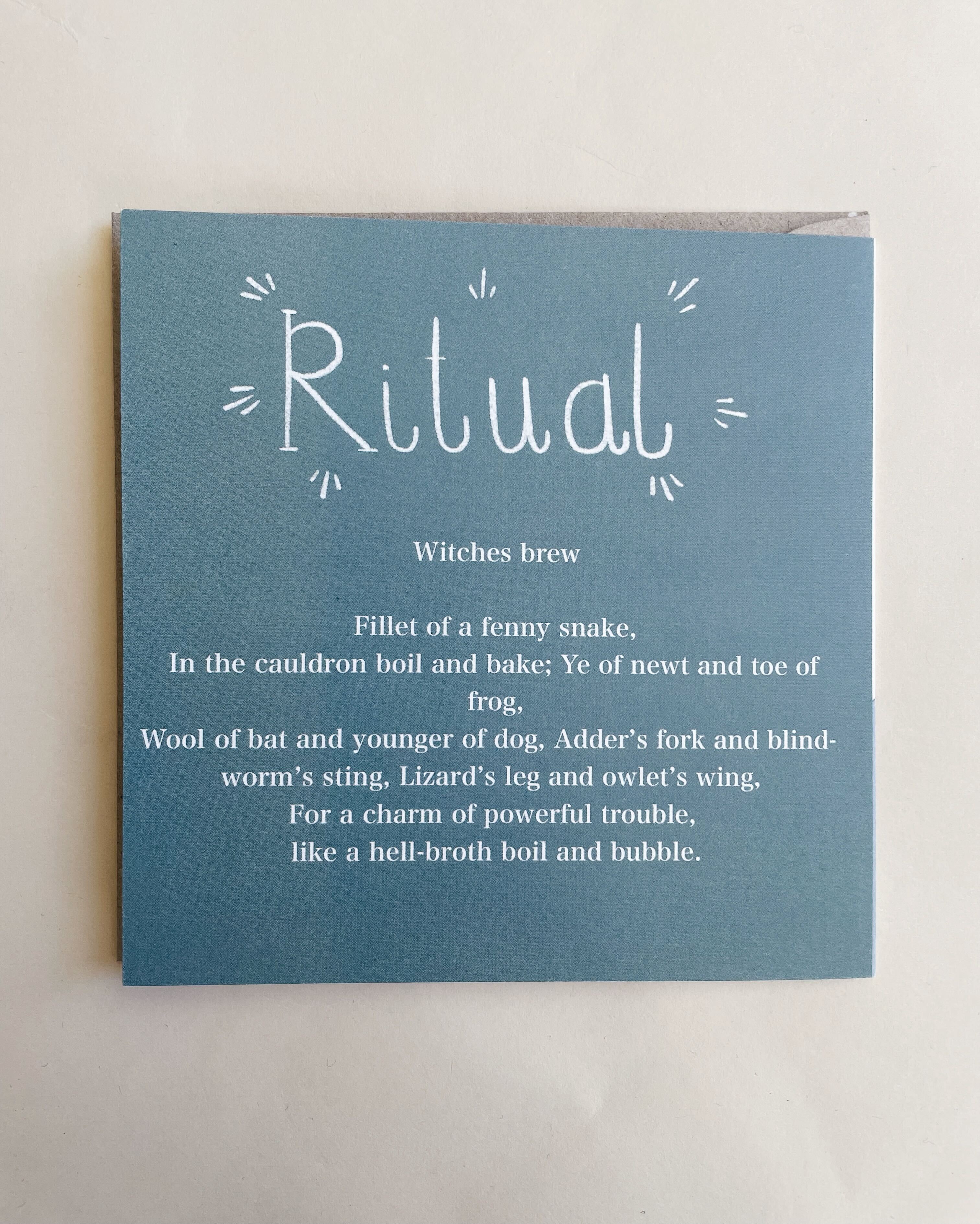 Ritual Card