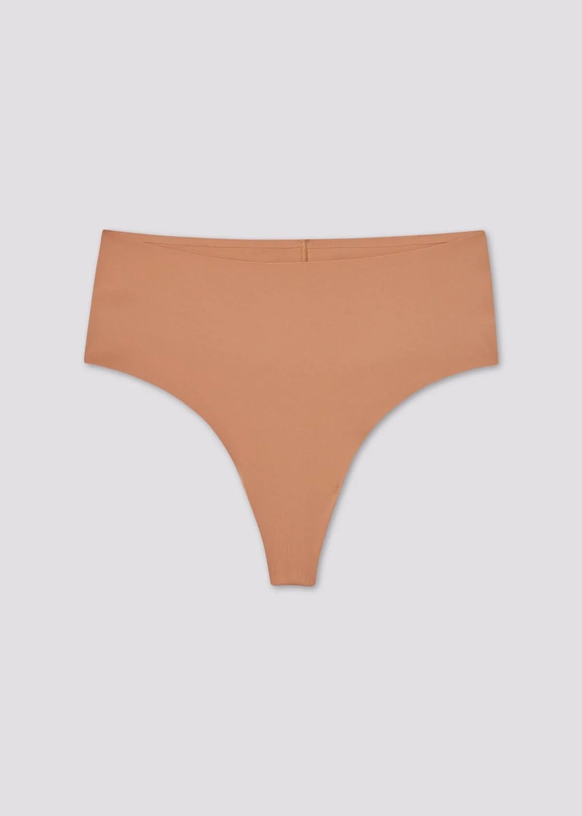Girlfriend Collective High-Rise Thong in Toast