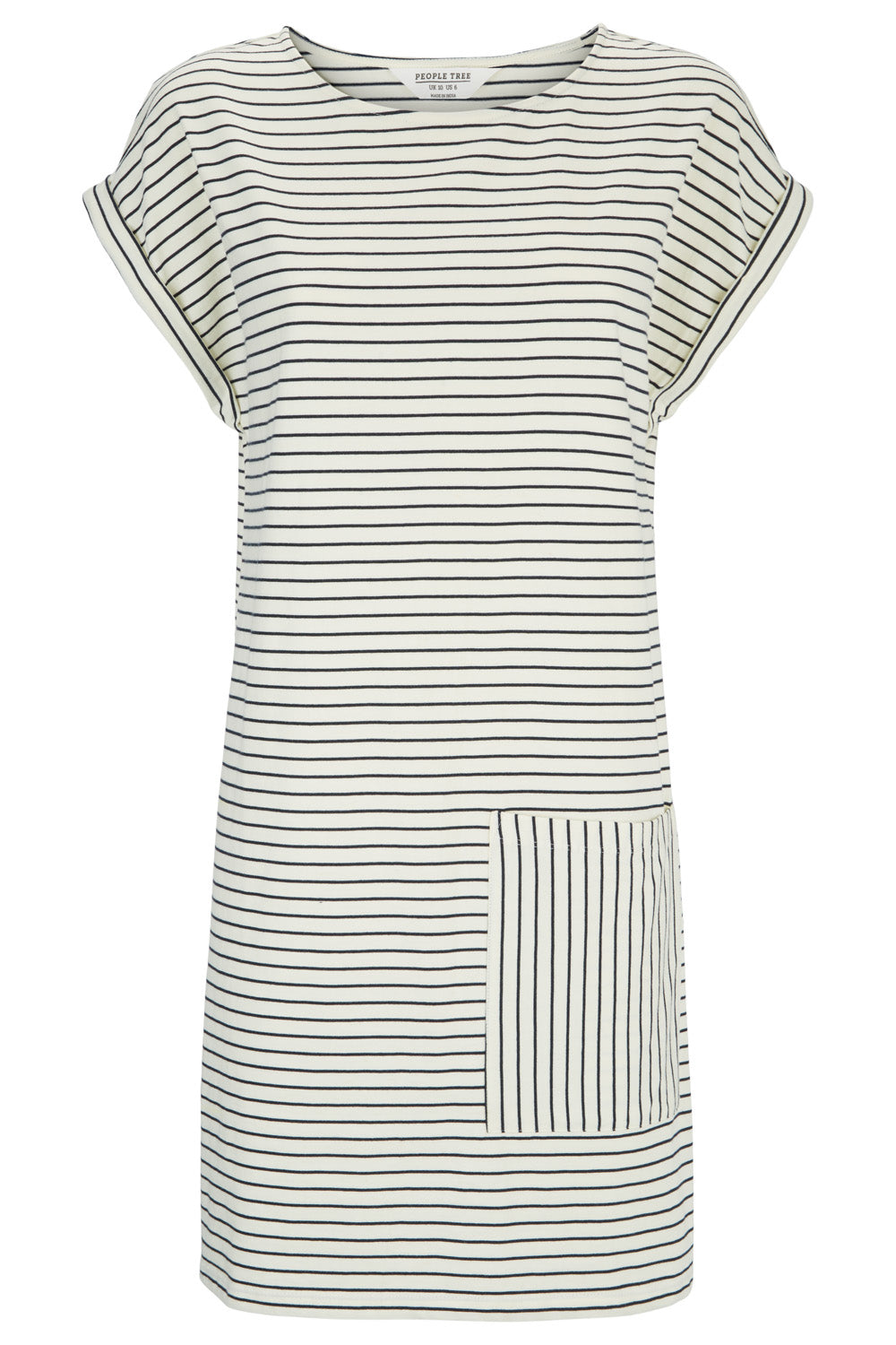Camber Striped Dress in Navy