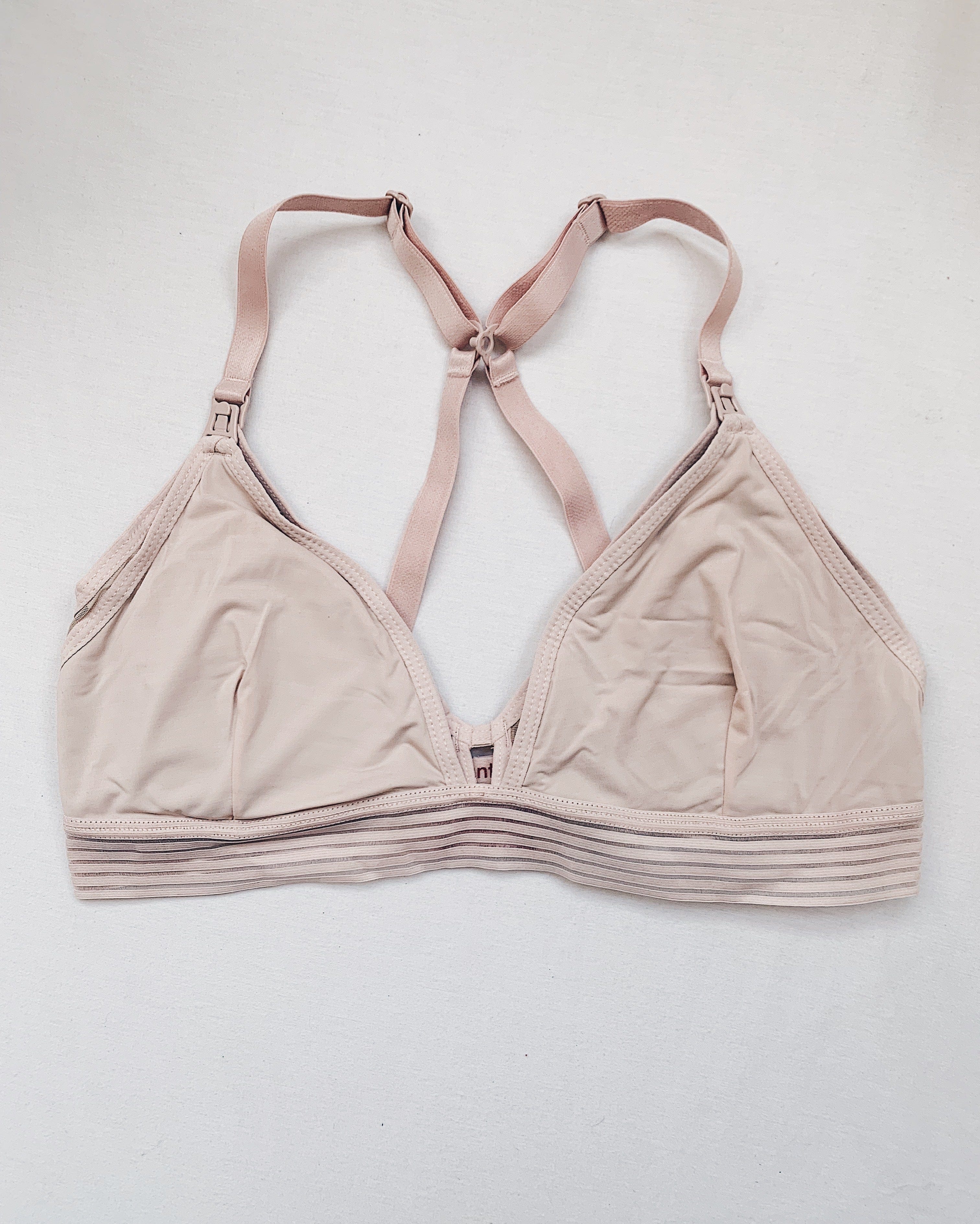 Absorbent Nursing Bralette in Rose Pink from Pantys at Sancho's in