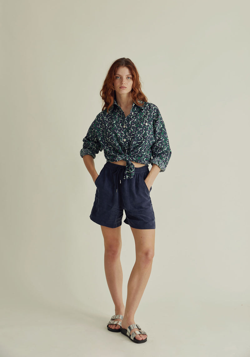 Holly Short In Dark Navy