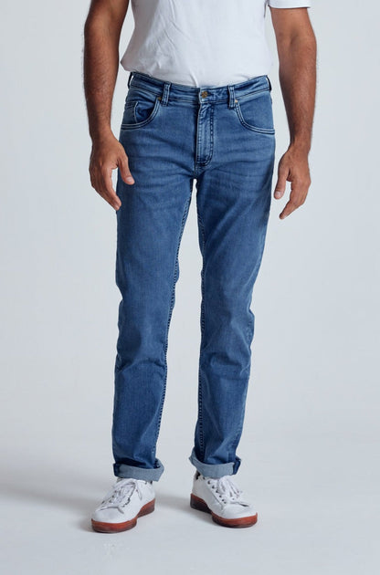 Azure Miles Slim Fit Jeans - GOTS Certified Organic Cotton and Recycled Polyester
