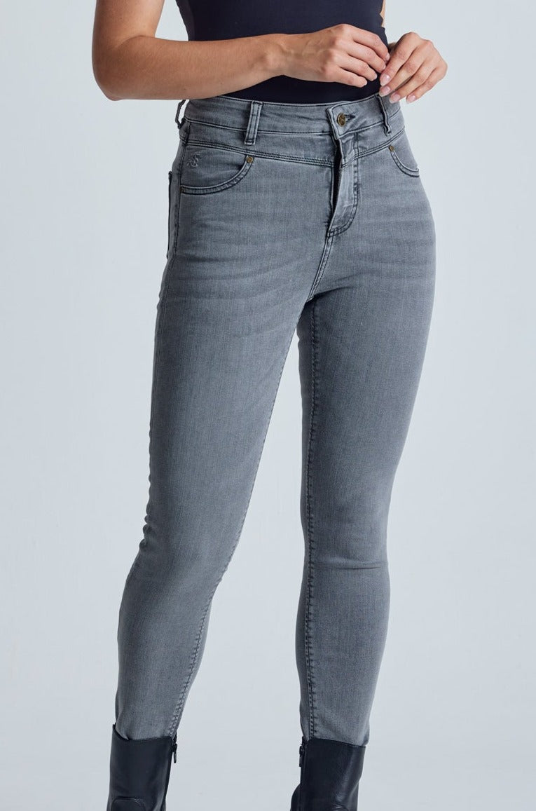 Silver Fox Nina High Waisted Skinny Jeans - GOTS Certified Organic Cotton and Recycled Polyester