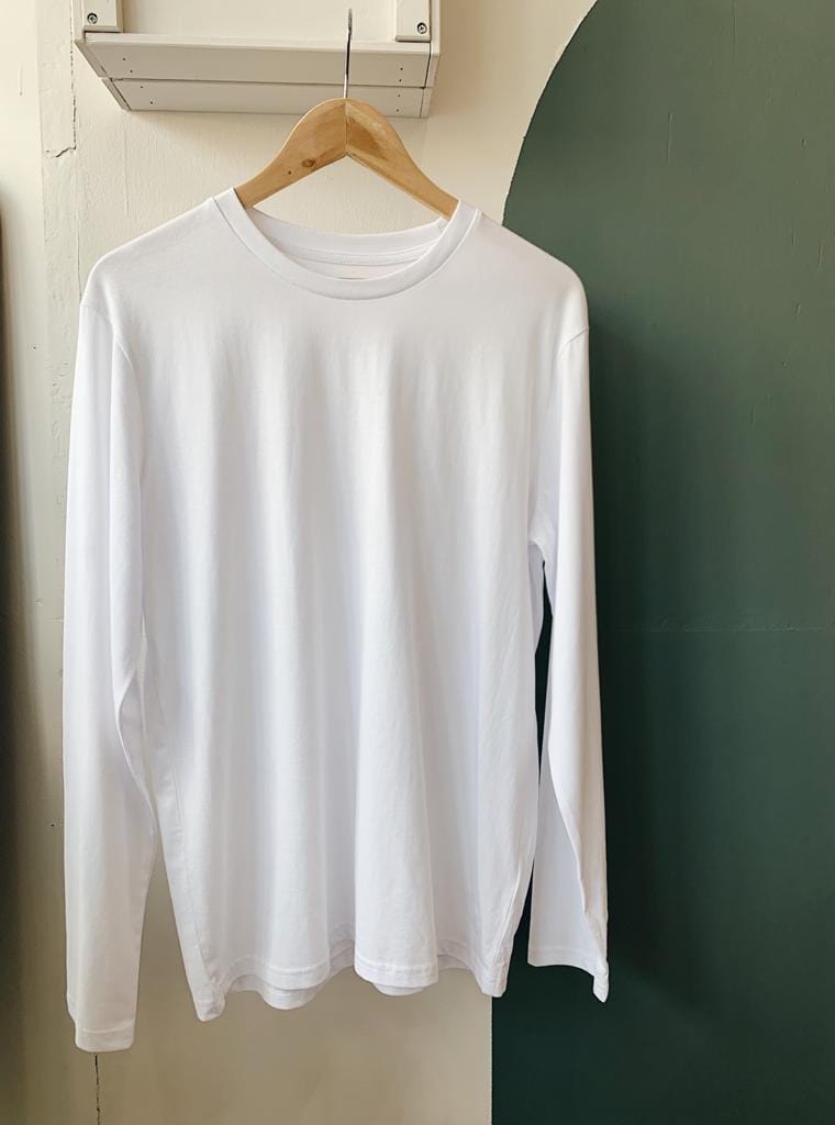 Sancho's T-shirt The Classic Long Sleeve in White