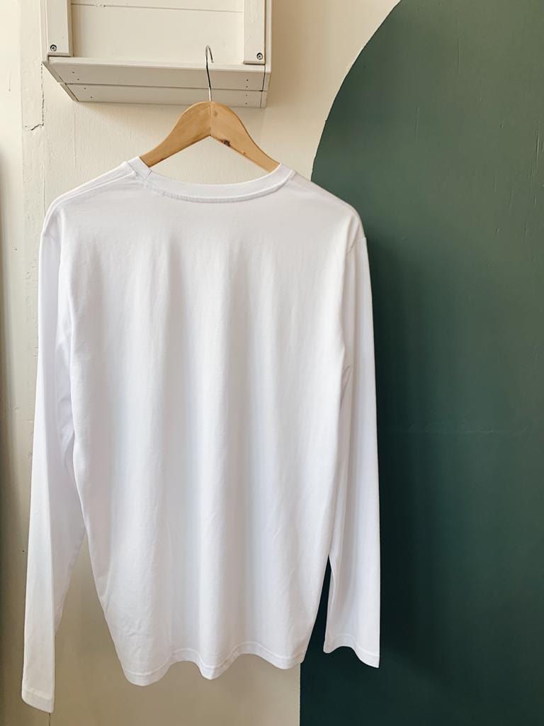Sancho's T-shirt The Classic Long Sleeve in White