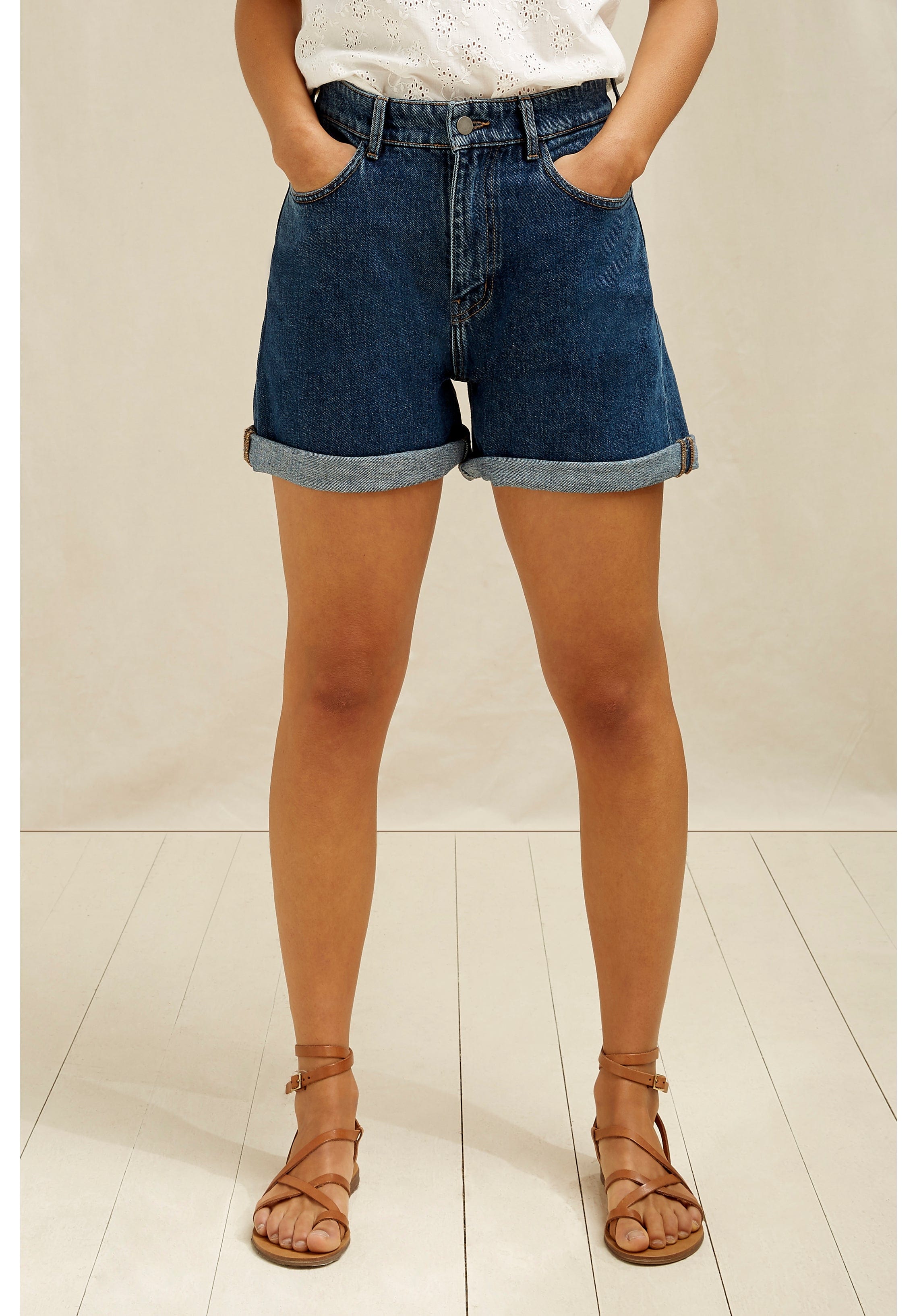 People Tree Shorts Yetta Denim Shorts