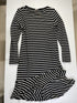 second hand People Tree Black & White Stripey Dress 20 OWNI