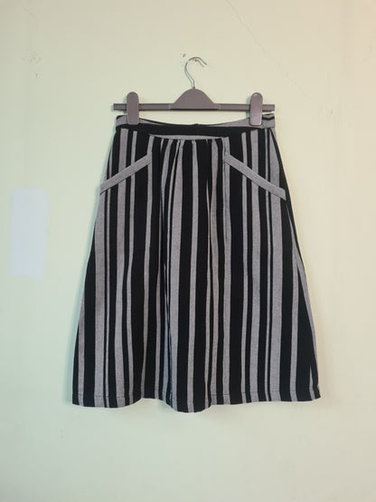 Preloved Striped People Tree Handwoven Cotton Skirt