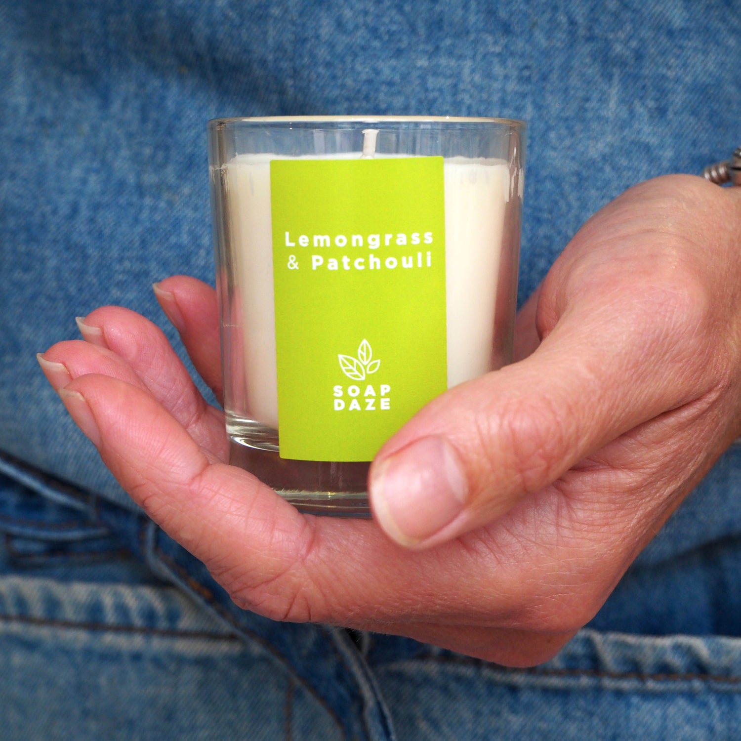 Lemongrass &amp; Patchouli boxed votive candle