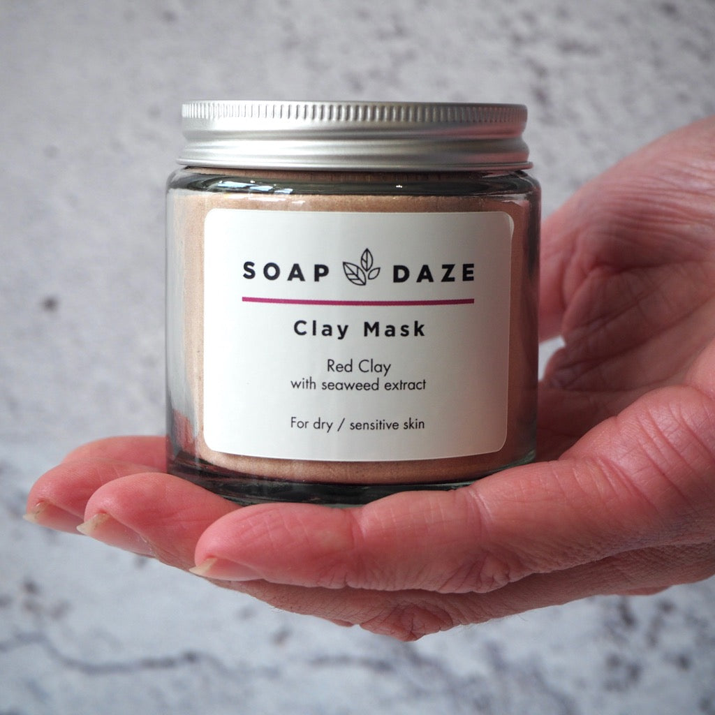 Clay Mask - Red Clay. For dry / sensitive skin.