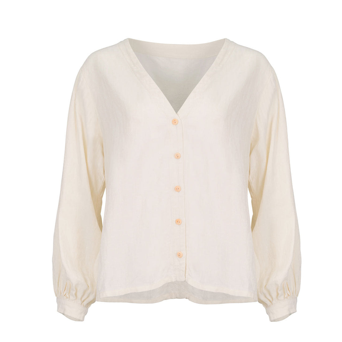 The Puffed Sleeve Blouse - Shell