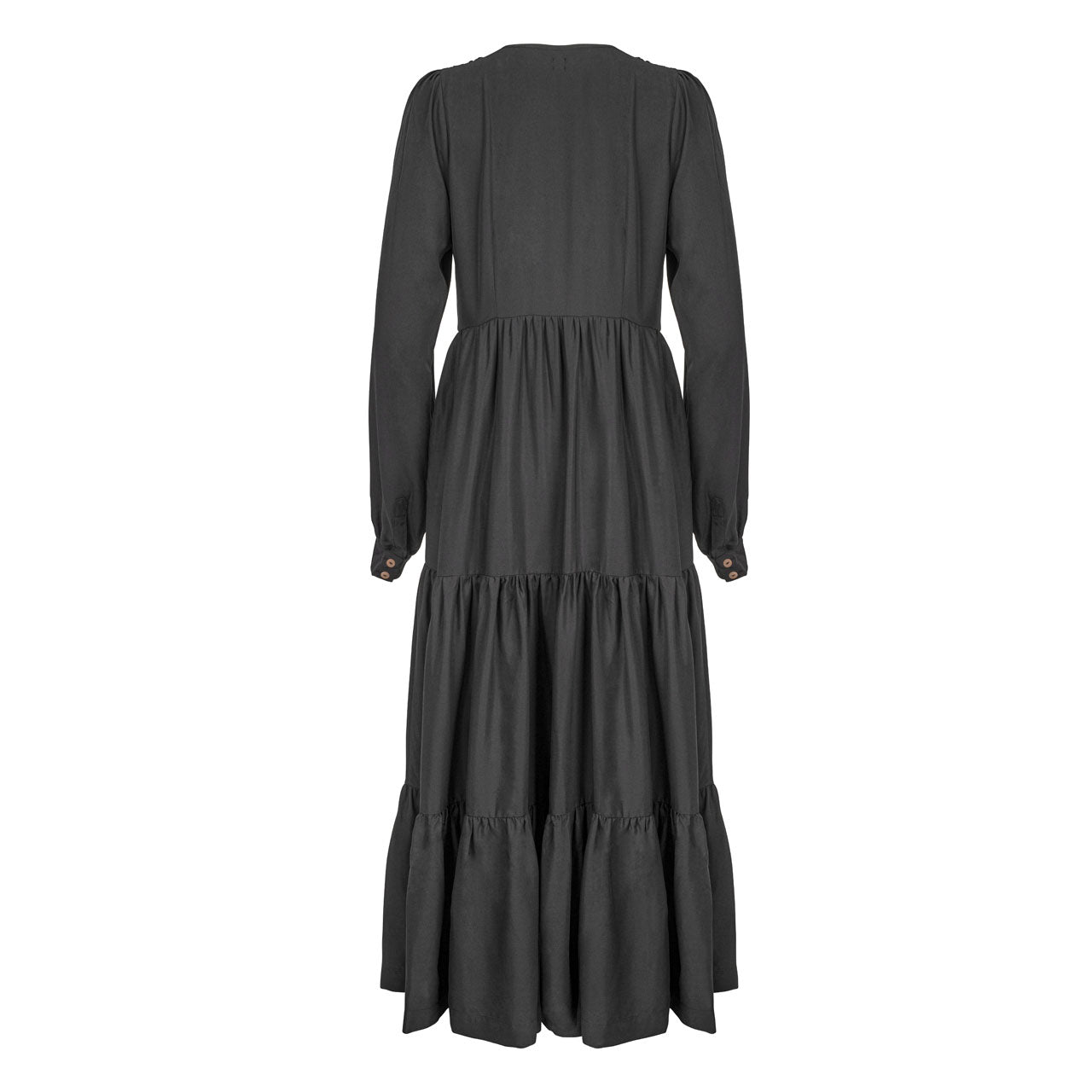 TENCEL™ Long Sleeve Maxi Dress - Black